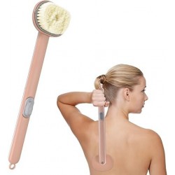 Pink bath brush