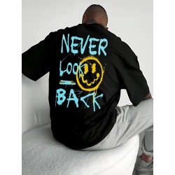 قميص 'Never Look Back' من...