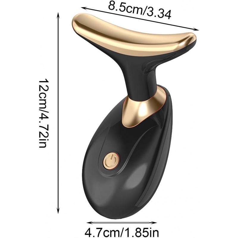 Teksome Masseur visage et cou | masseur électrique de lifting du visage - Appareil de beauté sûr et sans odeur pour les voyages,