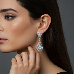 Elegant Filigree Drop Earrings